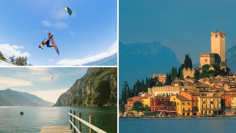 Kitesurfing on Lake Garda: Ride on Flat Water
